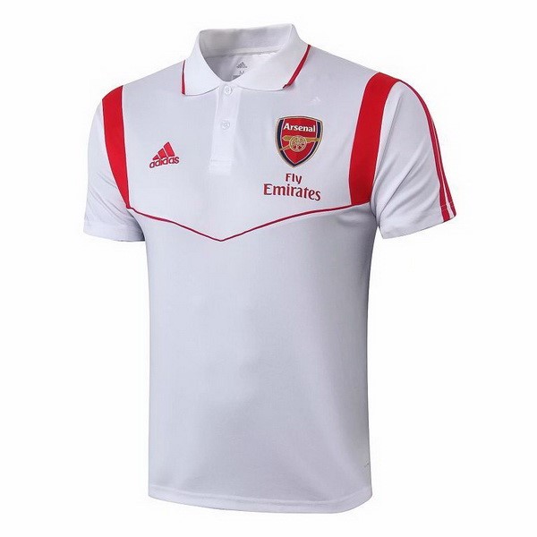 Polo Arsenal 2019 2020 Blanco Rojo